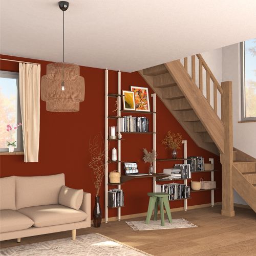 ETAGERE BUREAU SOUS ESCALIER