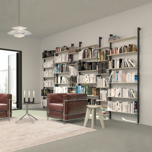 Grande bibliothèque pour bibliophile