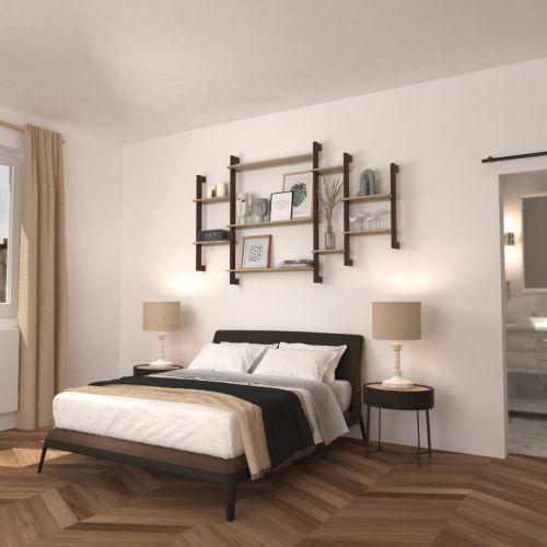 ETAGERE MURALE FIXATION INVISIBLE CHAMBRE