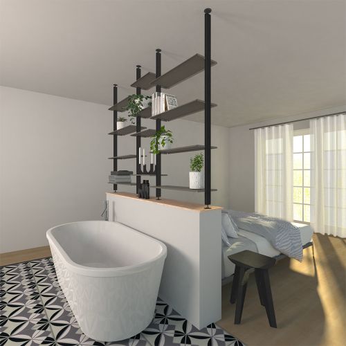 SEPARATION CHAMBRE SALLE DE BAIN