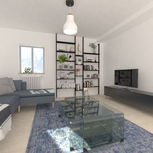 Etagère pour plafond avec poutre