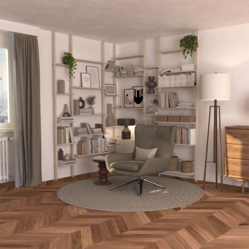 GRANDE ETAGERE D'ANGLE