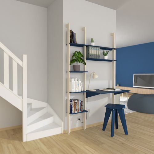 BUREAU ETAGERE DE RANGEMENT