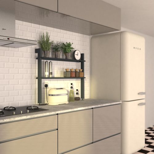 ETAGERE SUR MEUBLE DE CUISINE